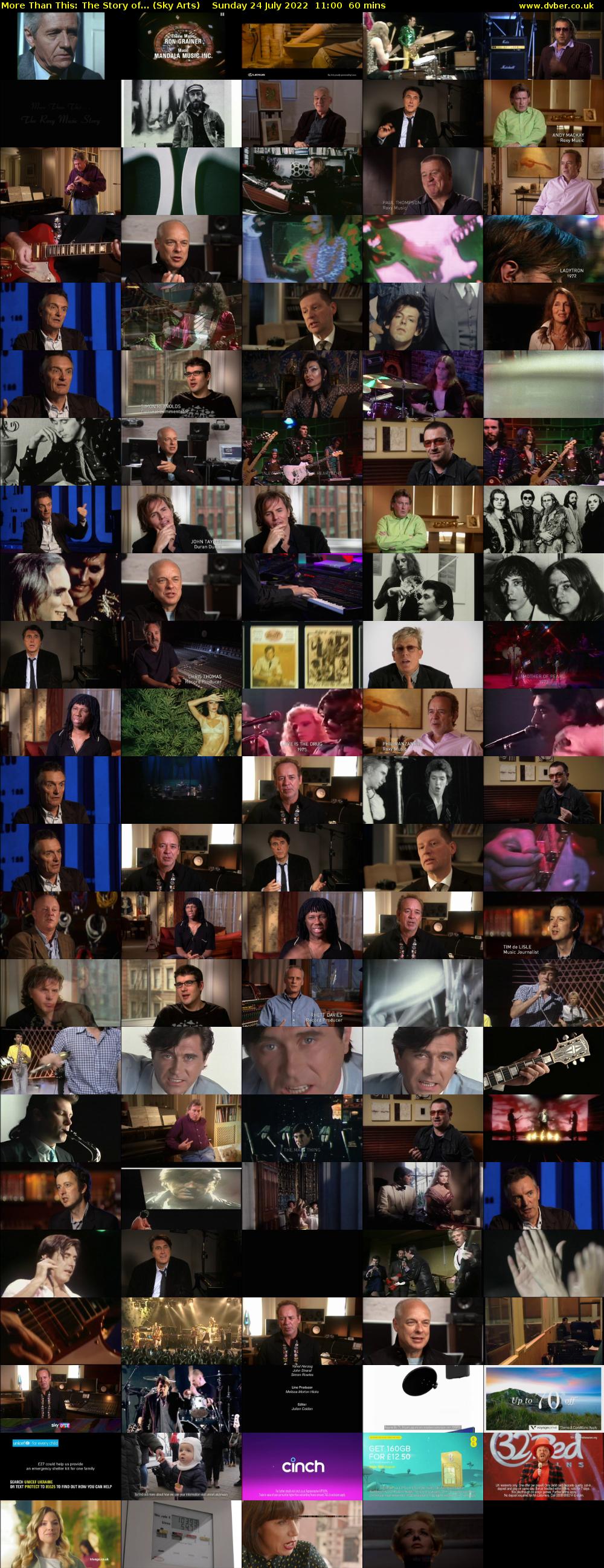 More Than This: The Story of... (Sky Arts) Sunday 24 July 2022 11:00 - 12:00