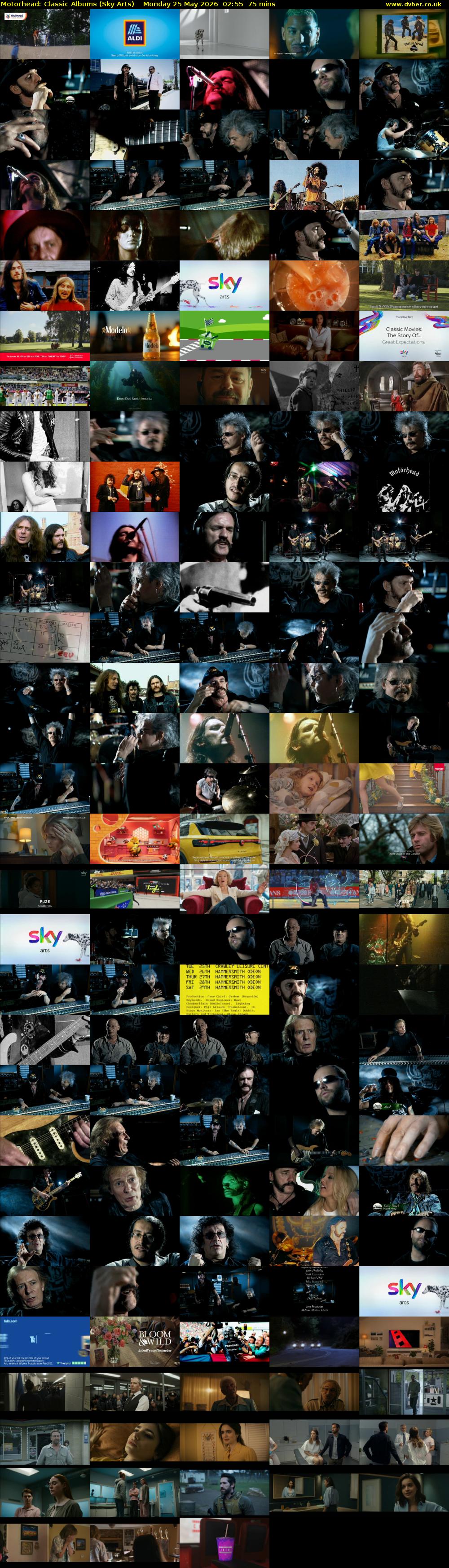 Motorhead: Classic Albums (Sky Arts) Monday 25 May 2026 02:55 - 04:10