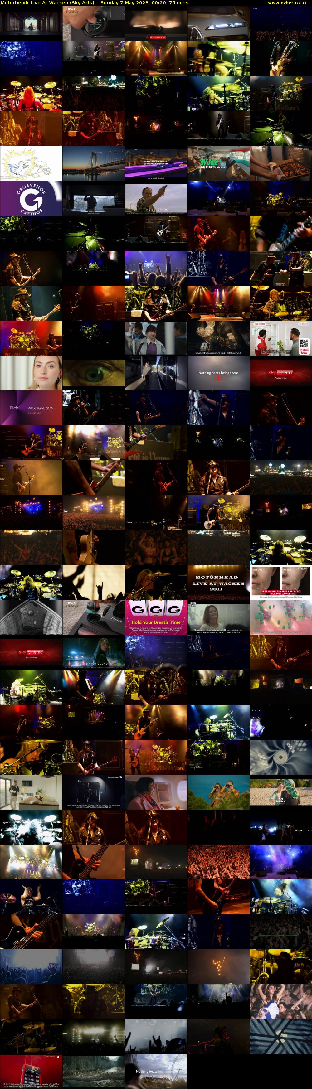 Motorhead: Live At Wacken (Sky Arts) Sunday 7 May 2023 00:20 - 01:35