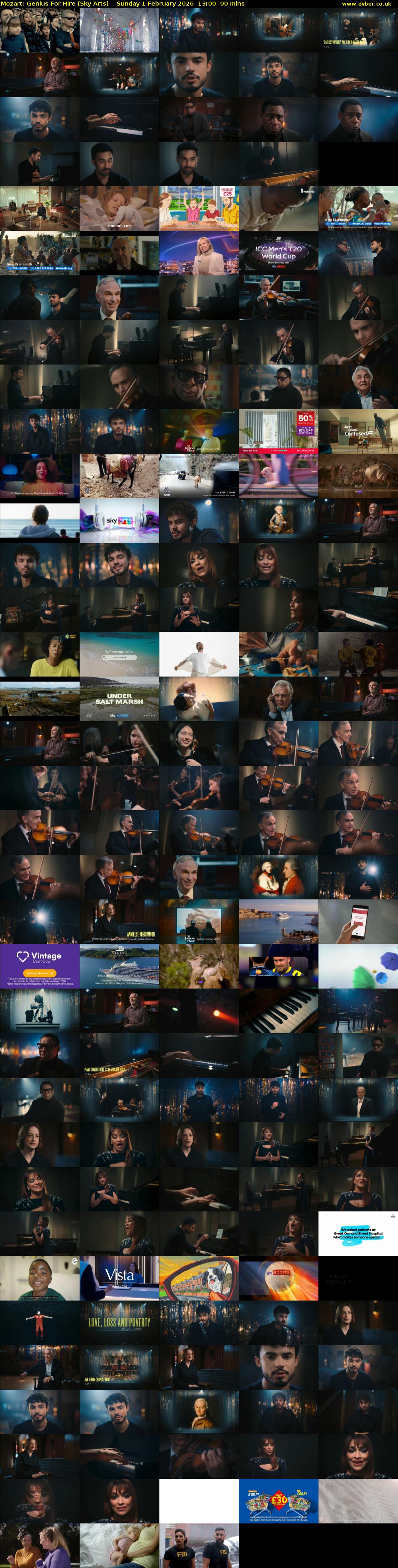 Mozart: Genius For Hire (Sky Arts) Sunday 1 February 2026 13:00 - 14:30