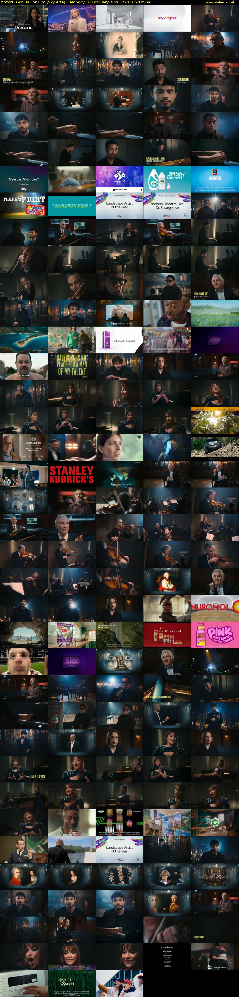 Mozart: Genius For Hire (Sky Arts) Monday 16 February 2026 22:00 - 23:30