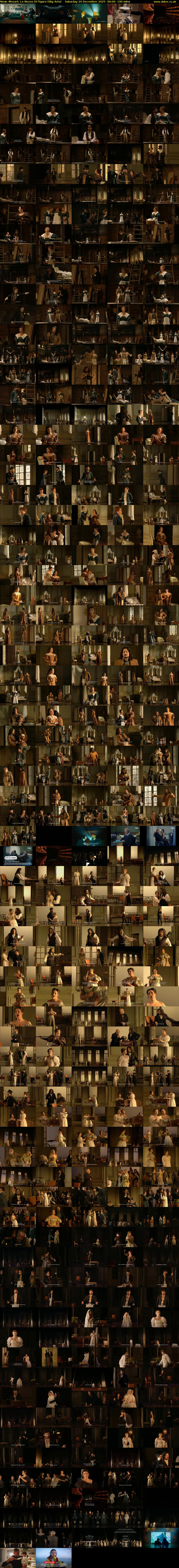 Mozart: Le Nozze Di Figaro (Sky Arts) Saturday 20 December 2025 06:00 - 09:10