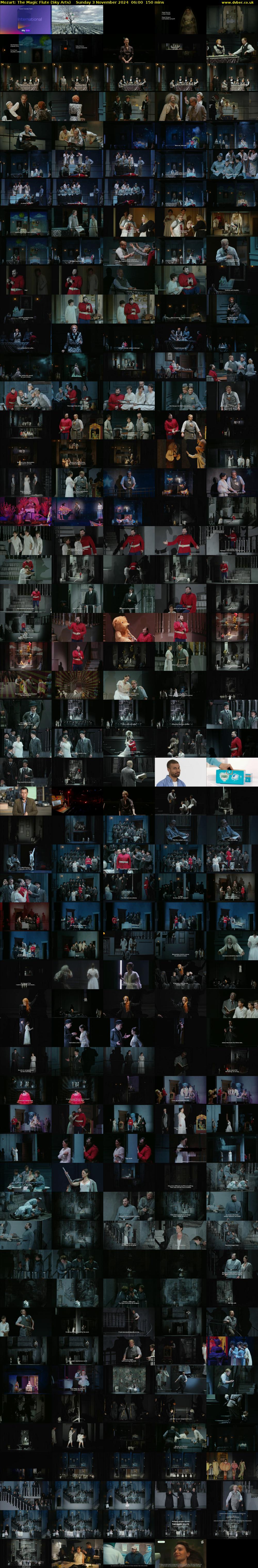Mozart: The Magic Flute (Sky Arts) Sunday 3 November 2024 06:00 - 08:30