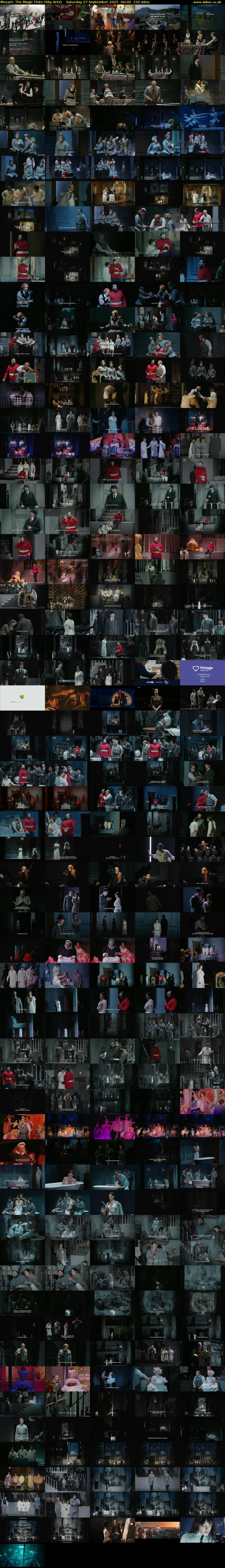 Mozart: The Magic Flute (Sky Arts) Saturday 27 September 2025 06:00 - 08:30