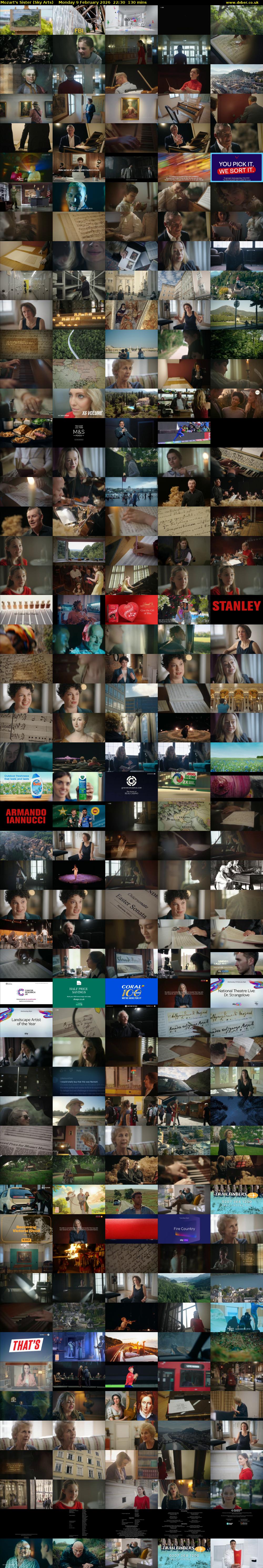 Mozart's Sister (Sky Arts) Monday 9 February 2026 22:30 - 00:40