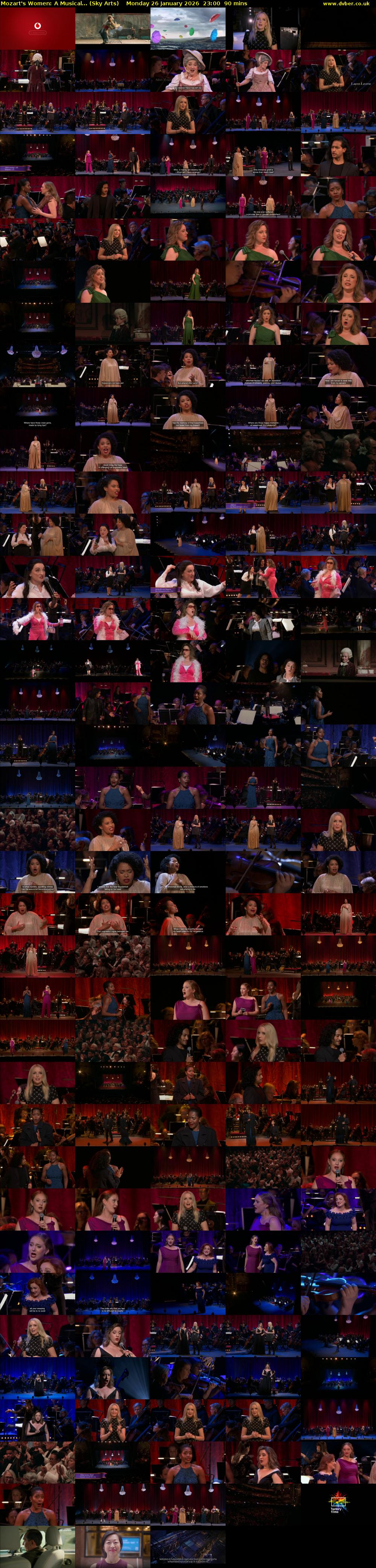 Mozart's Women: A Musical... (Sky Arts) Monday 26 January 2026 23:00 - 00:30