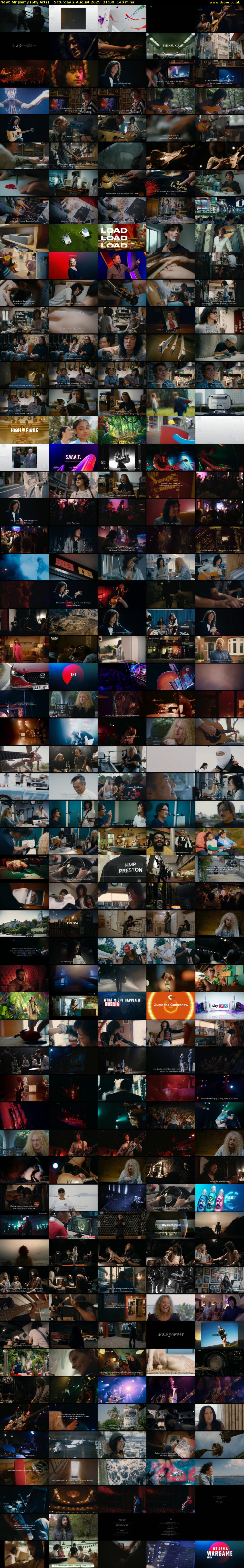 Mr Jimmy (Sky Arts) Saturday 2 August 2025 21:00 - 23:20