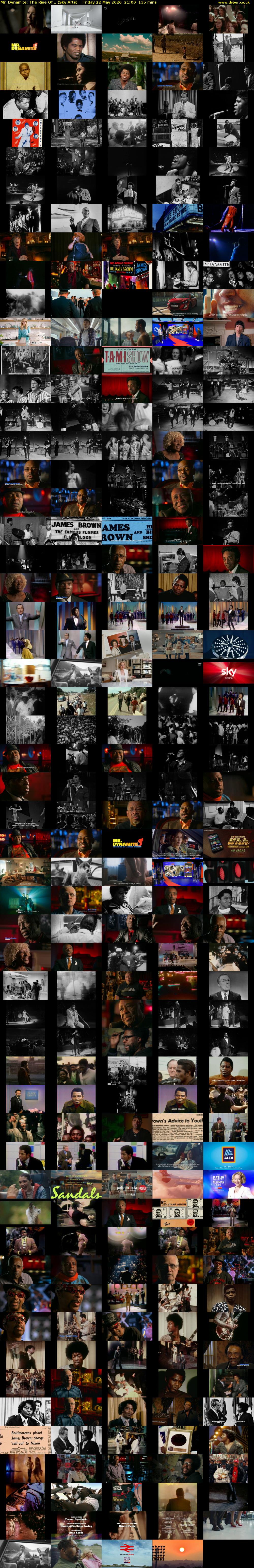 Mr. Dynamite: The Rise Of... (Sky Arts) Friday 22 May 2026 21:00 - 23:15