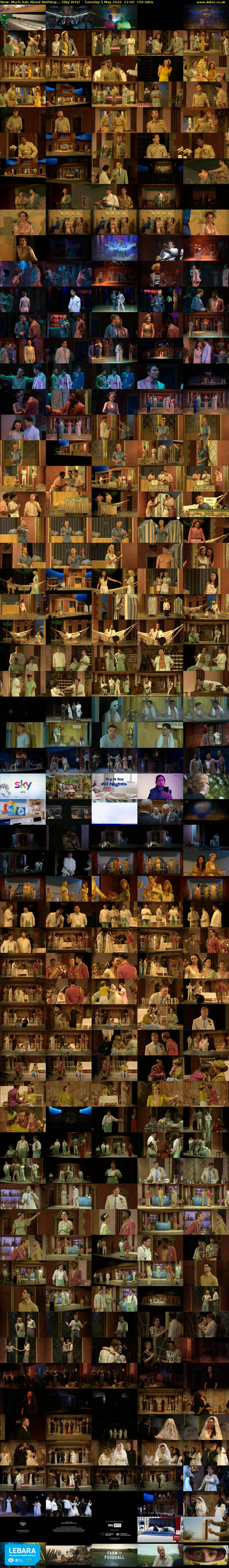 Much Ado About Nothing:... (Sky Arts) Tuesday 5 May 2026 21:00 - 23:30