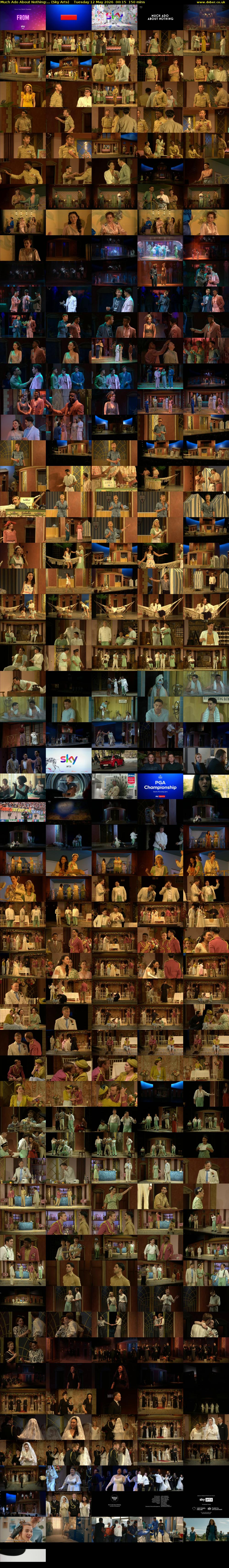 Much Ado About Nothing:... (Sky Arts) Tuesday 12 May 2026 00:15 - 02:45