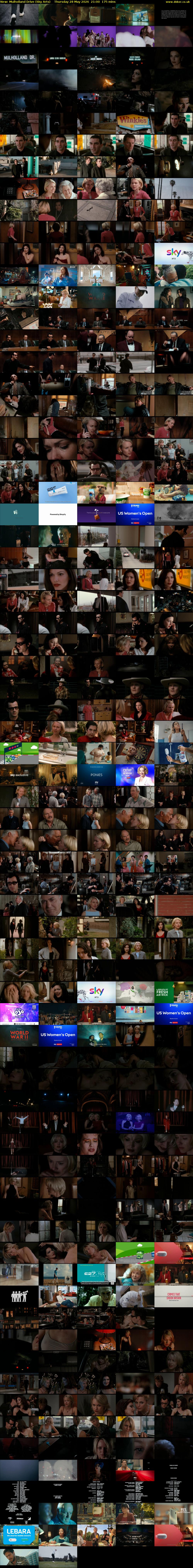 Mulholland Drive (Sky Arts) Thursday 28 May 2026 21:00 - 23:55