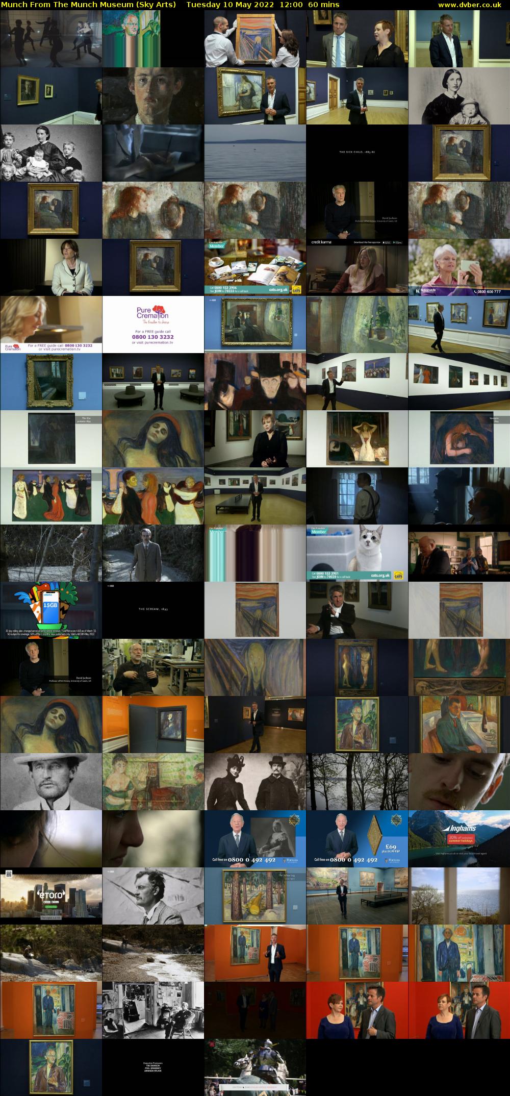 Munch From The Munch Museum (Sky Arts) Tuesday 10 May 2022 12:00 - 13:00