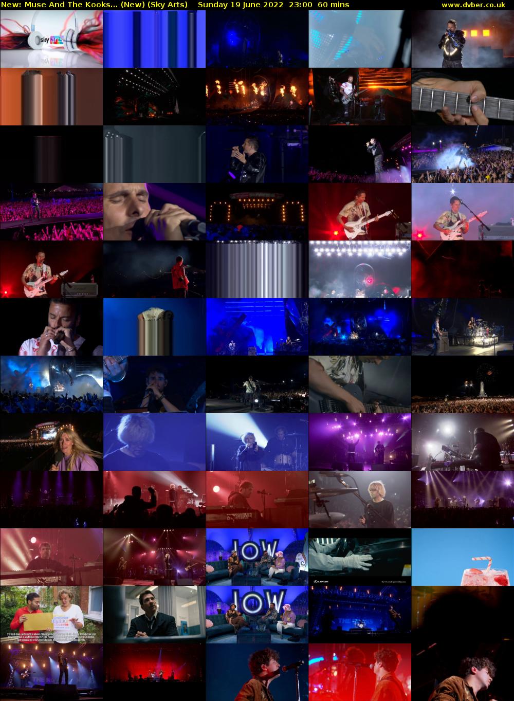 Muse And The Kooks... (New) (Sky Arts) Sunday 19 June 2022 23:00 - 00:00