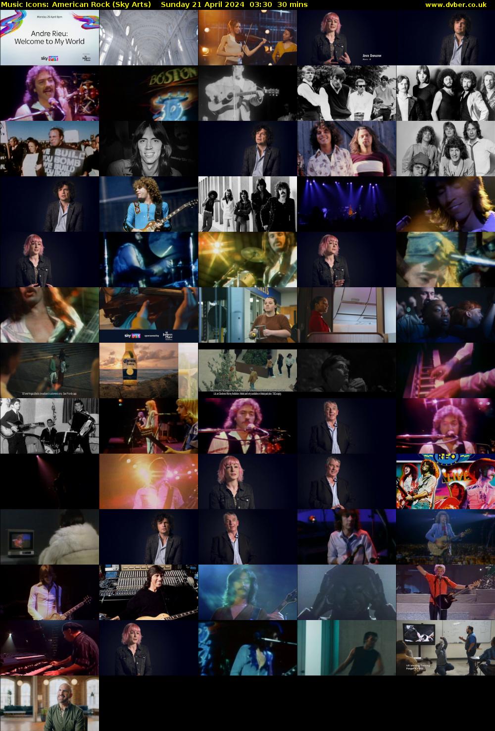 Music Icons: American Rock (Sky Arts) Sunday 21 April 2024 03:30 - 04:00