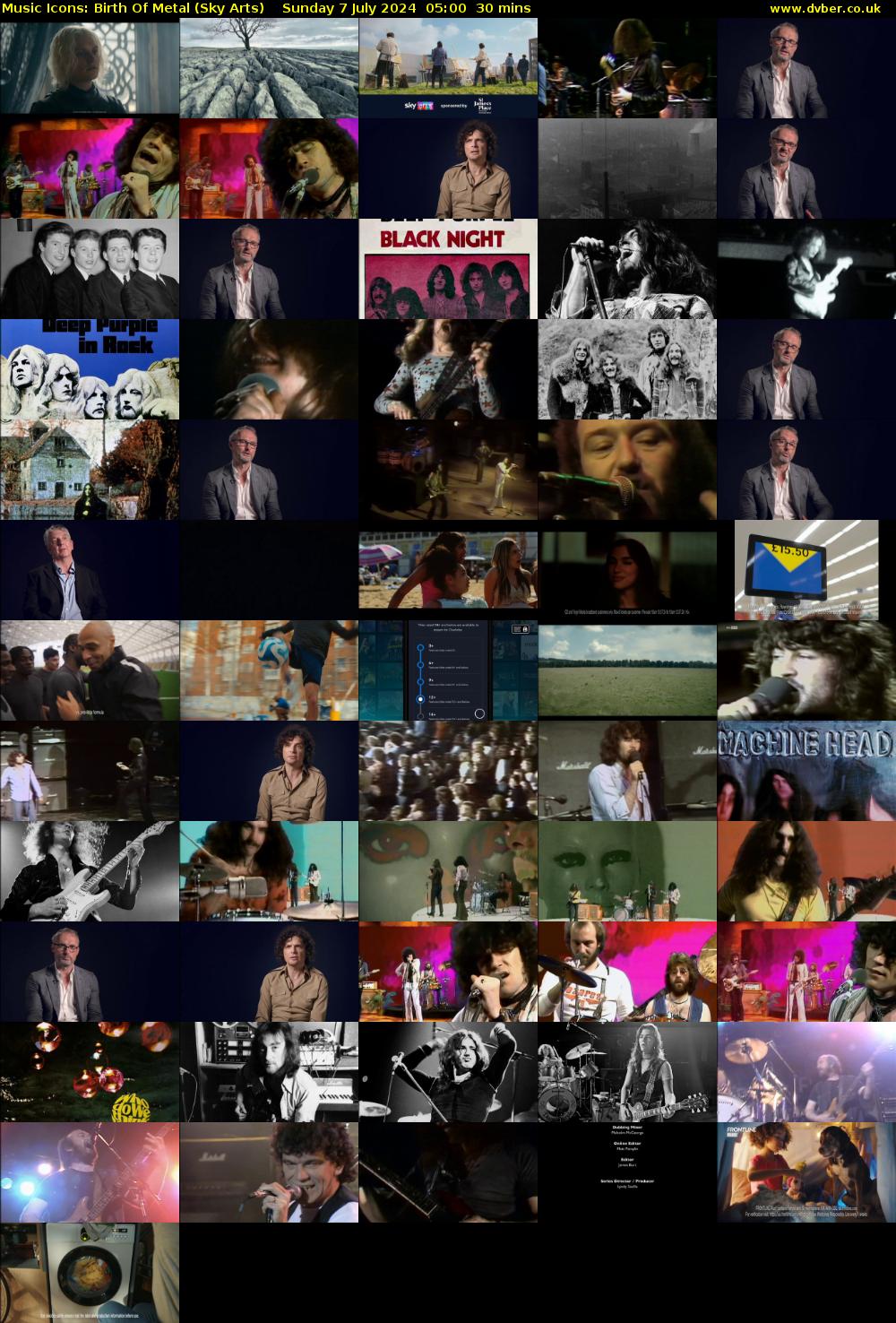 Music Icons: Birth Of Metal (Sky Arts) Sunday 7 July 2024 05:00 - 05:30