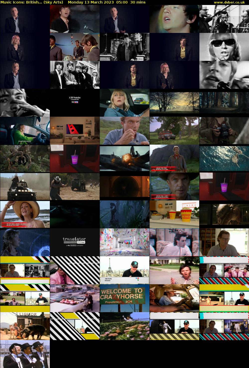 Music Icons: British... (Sky Arts) Monday 13 March 2023 05:00 - 05:30