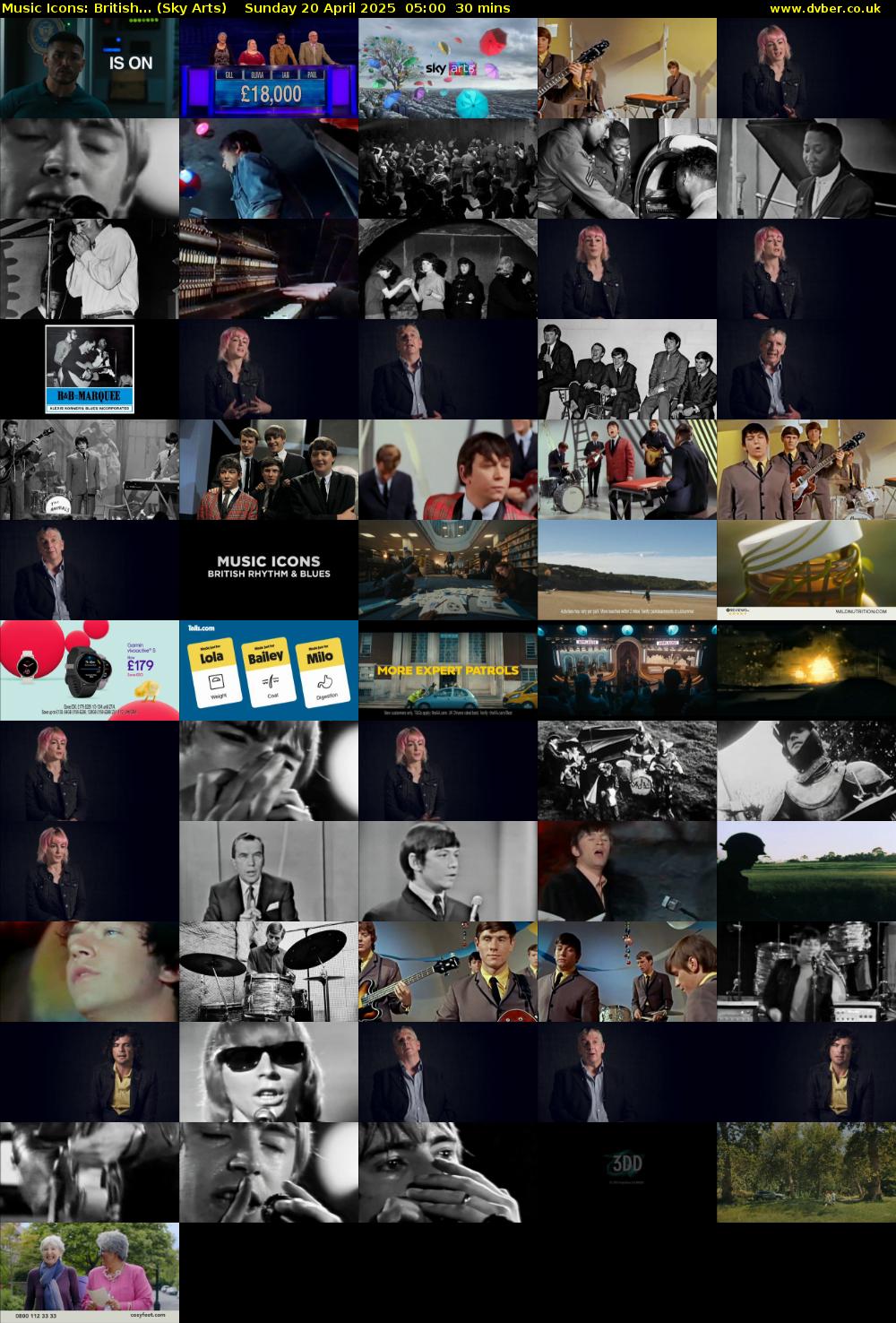 Music Icons: British... (Sky Arts) Sunday 20 April 2025 05:00 - 05:30