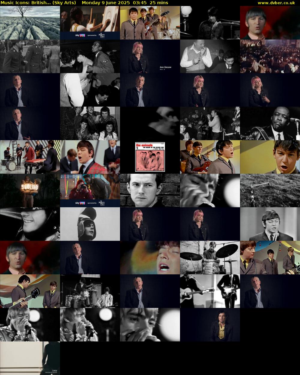 Music Icons: British... (Sky Arts) Monday 9 June 2025 03:45 - 04:10