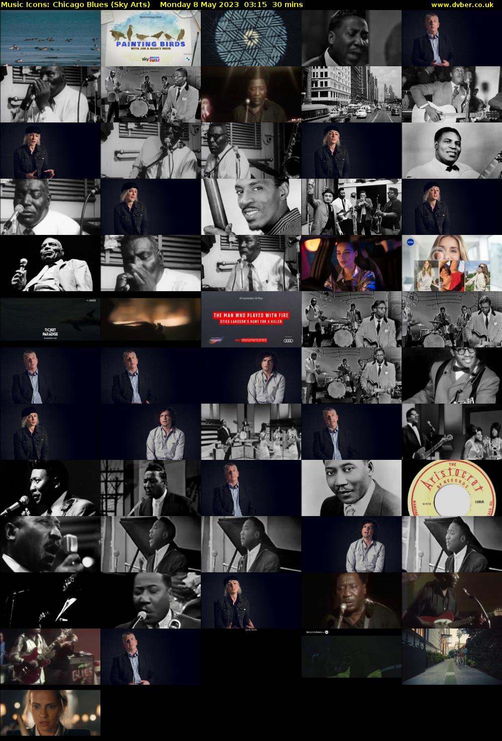 Music Icons: Chicago Blues (Sky Arts) Monday 8 May 2023 03:15 - 03:45