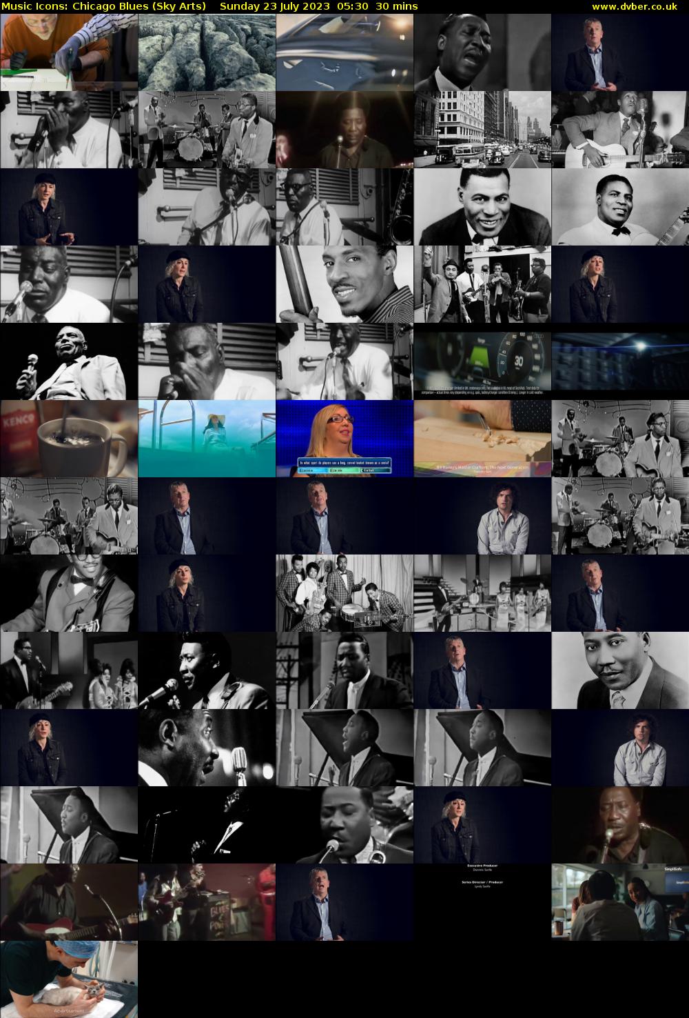 Music Icons: Chicago Blues (Sky Arts) Sunday 23 July 2023 05:30 - 06:00