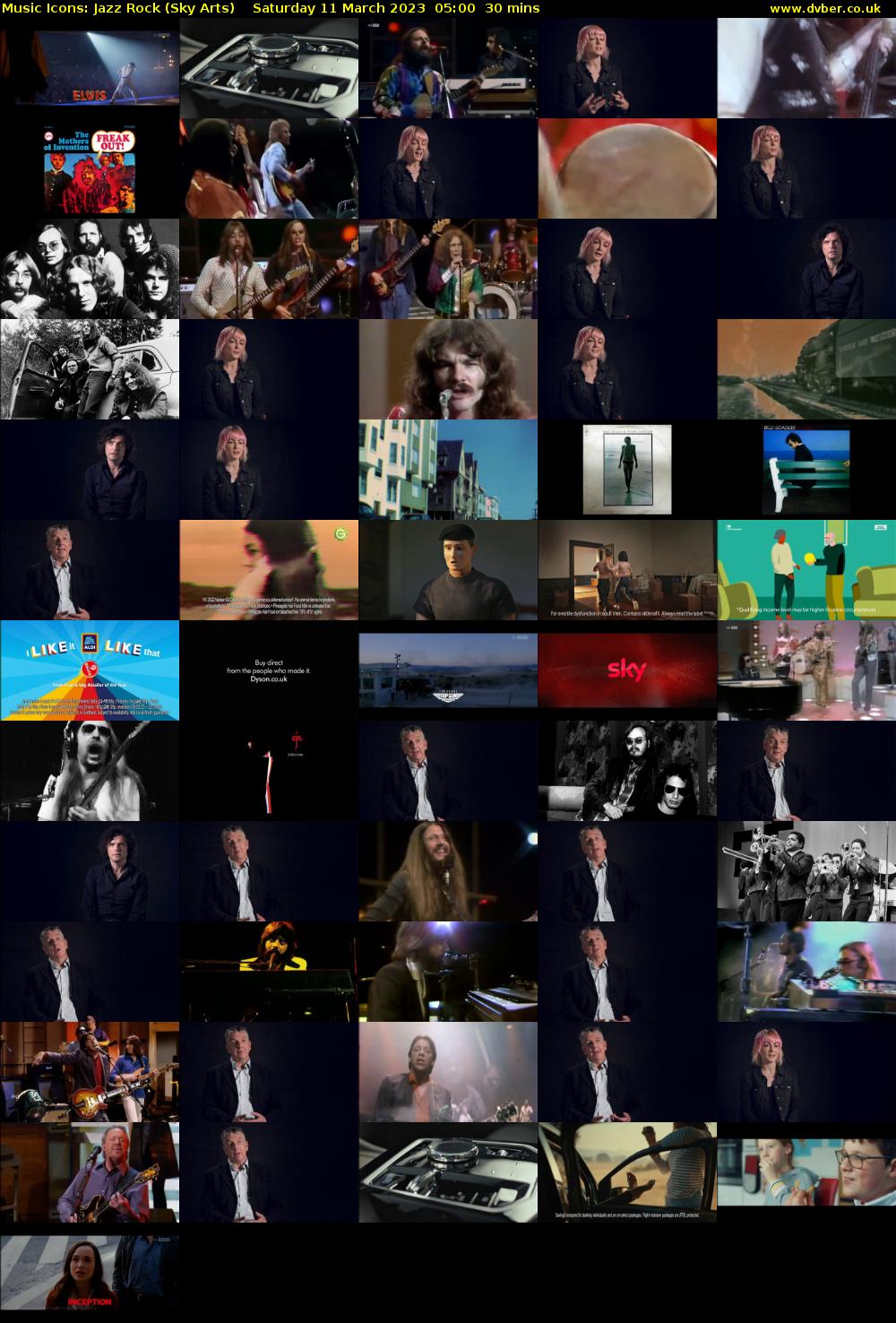Music Icons: Jazz Rock (Sky Arts) Saturday 11 March 2023 05:00 - 05:30
