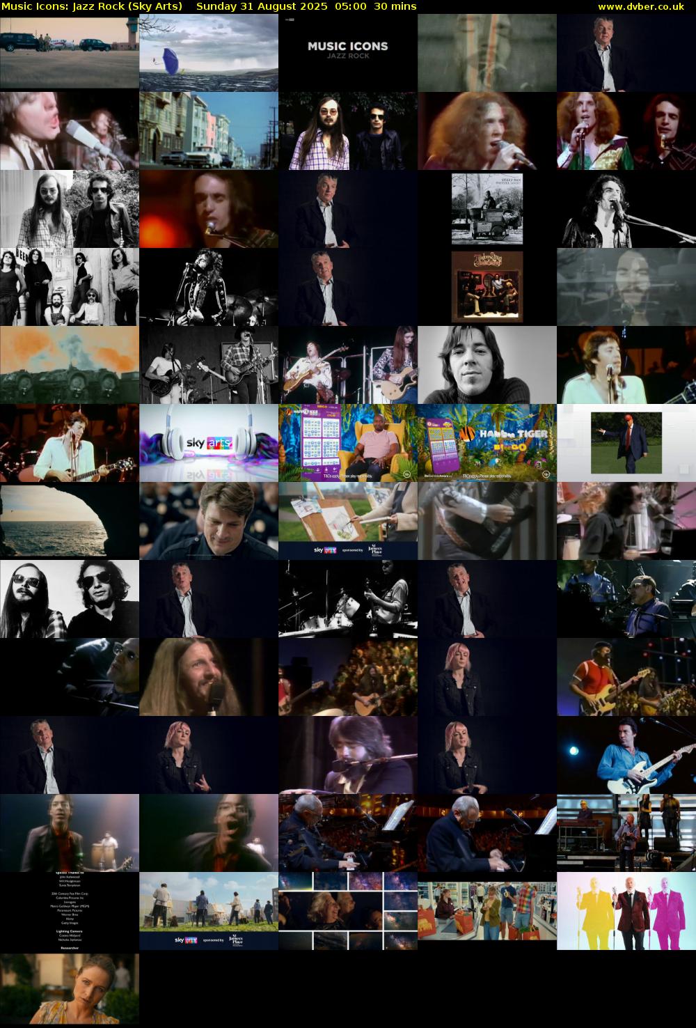 Music Icons: Jazz Rock (Sky Arts) Sunday 31 August 2025 05:00 - 05:30