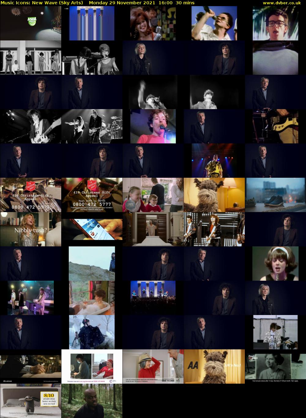 Music Icons: New Wave (Sky Arts) Monday 29 November 2021 16:00 - 16:30
