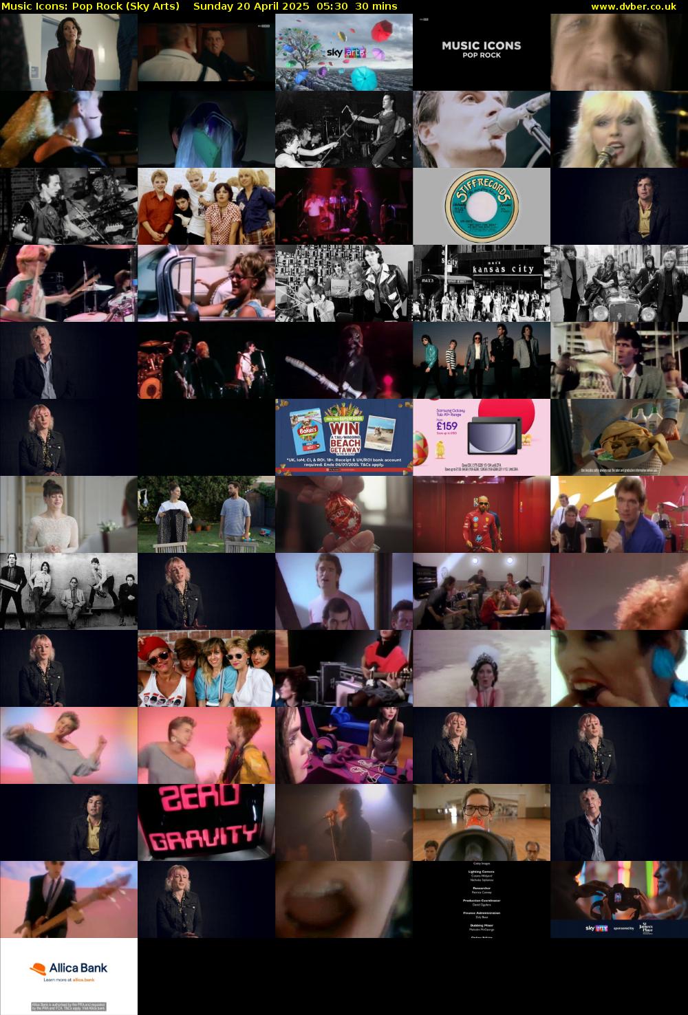 Music Icons: Pop Rock (Sky Arts) Sunday 20 April 2025 05:30 - 06:00