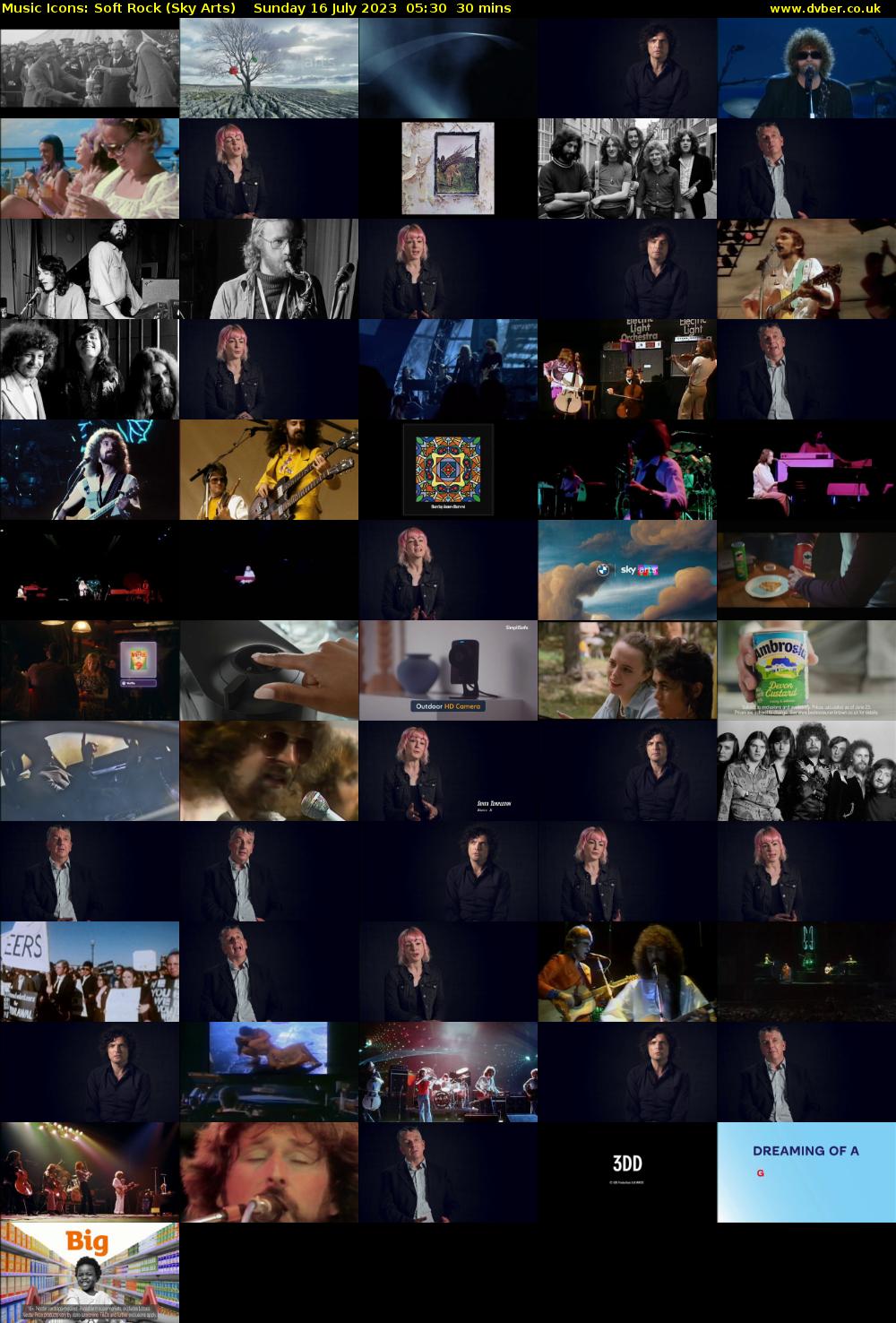 Music Icons: Soft Rock (Sky Arts) Sunday 16 July 2023 05:30 - 06:00