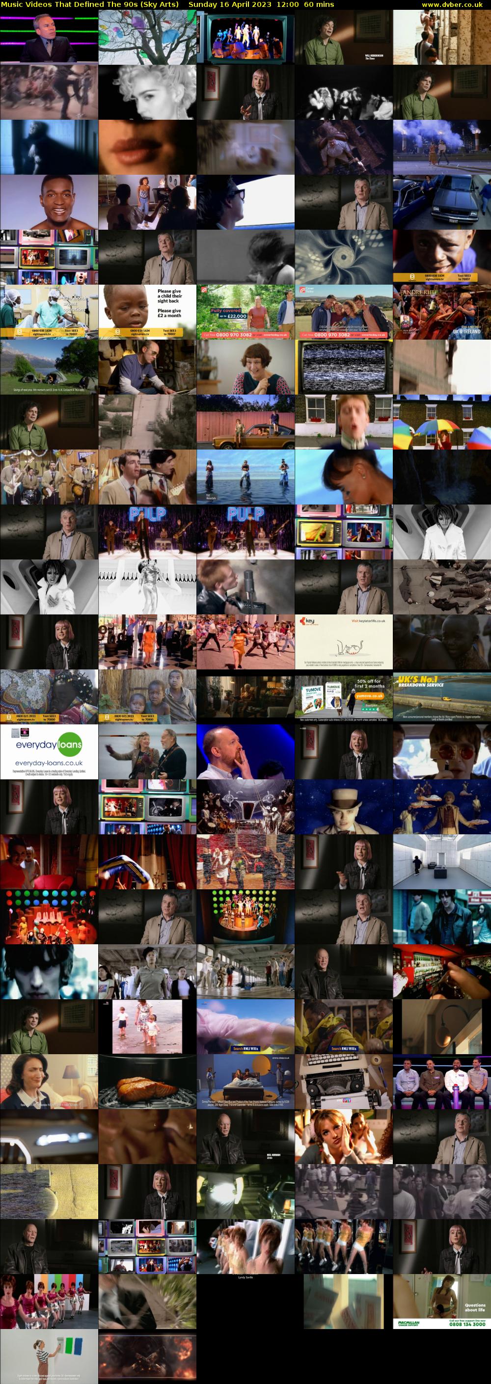 Music Videos That Defined The 90s (Sky Arts) Sunday 16 April 2023 12:00 - 13:00