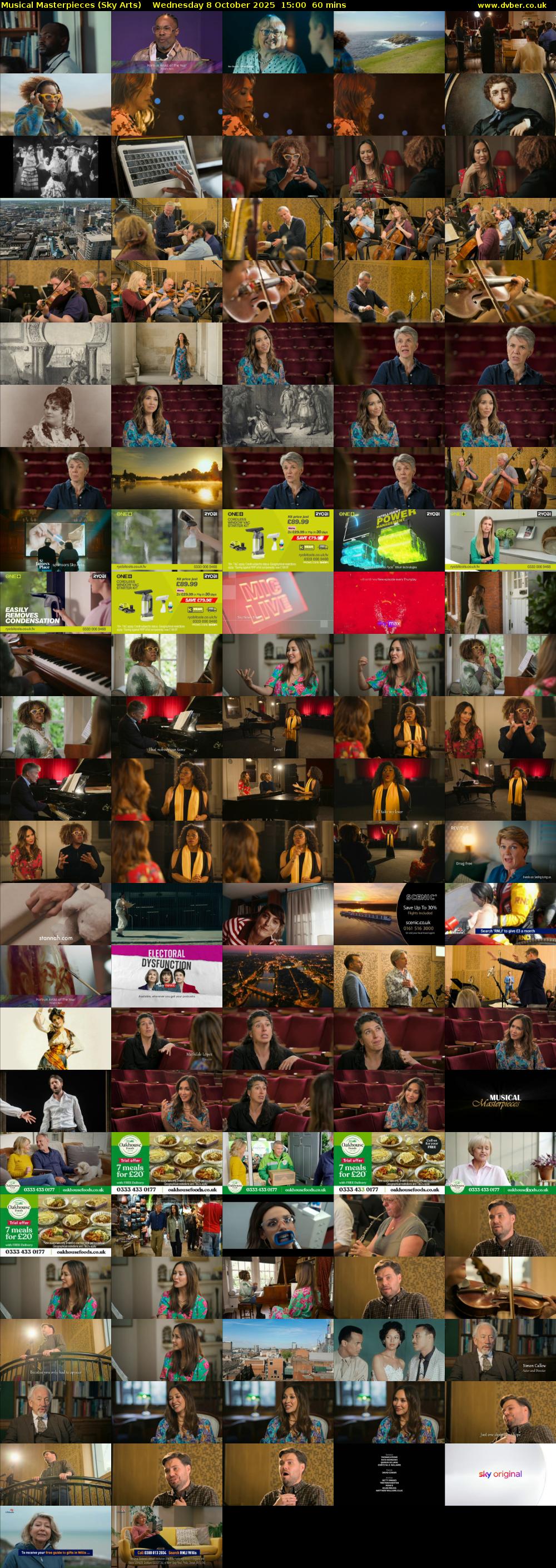 Musical Masterpieces (Sky Arts) Wednesday 8 October 2025 15:00 - 16:00