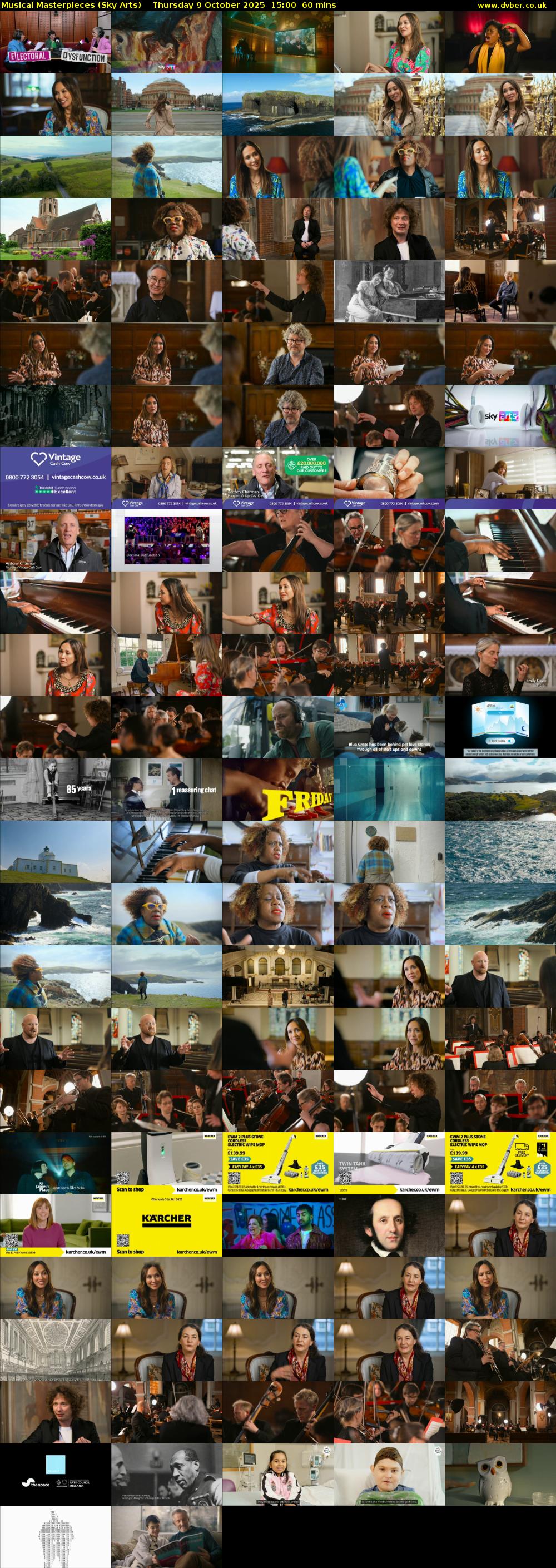 Musical Masterpieces (Sky Arts) Thursday 9 October 2025 15:00 - 16:00