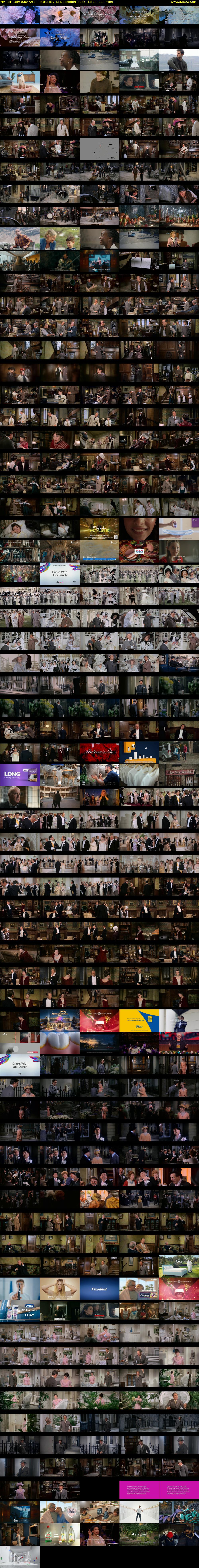 My Fair Lady (Sky Arts) Saturday 13 December 2025 13:20 - 16:40