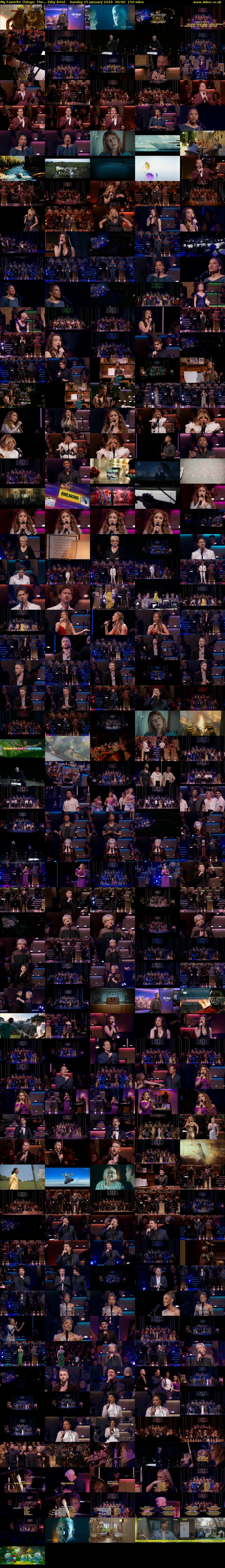 My Favorite Things: The... (Sky Arts) Sunday 25 January 2026 06:00 - 08:30