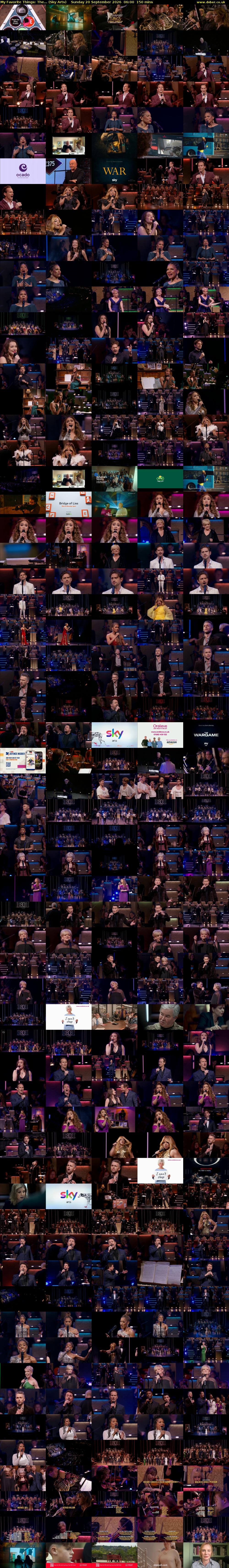 My Favorite Things: The... (Sky Arts) Sunday 20 September 2026 06:00 - 08:30