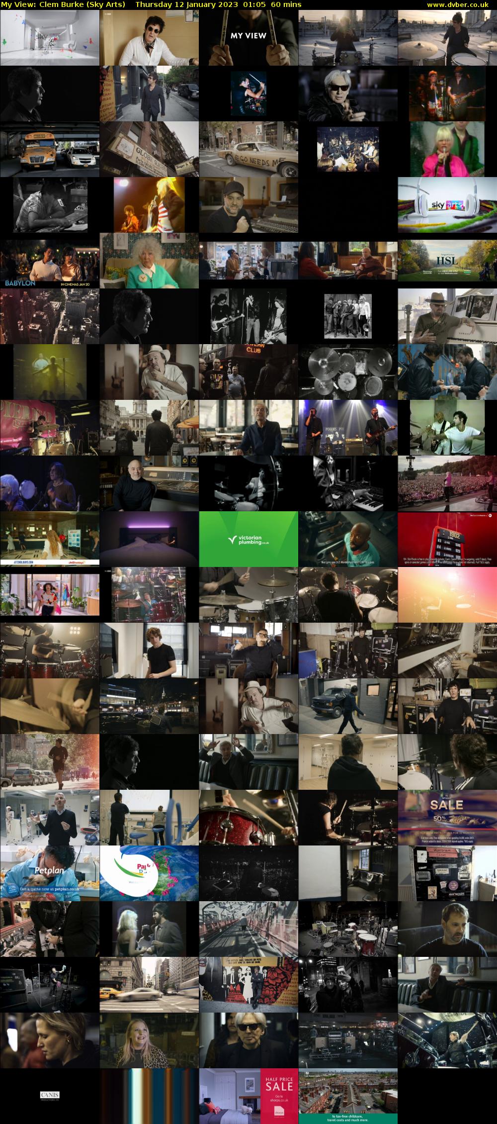 My View: Clem Burke (Sky Arts) Thursday 12 January 2023 01:05 - 02:05