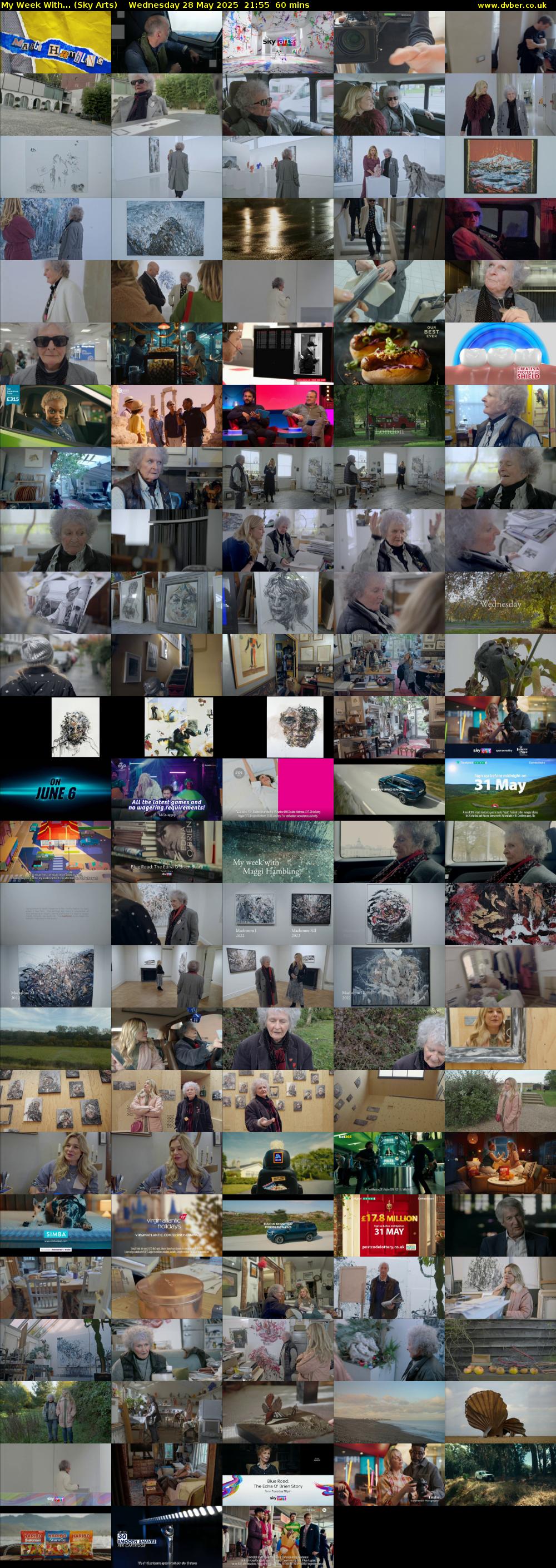 My Week With... (Sky Arts) Wednesday 28 May 2025 21:55 - 22:55