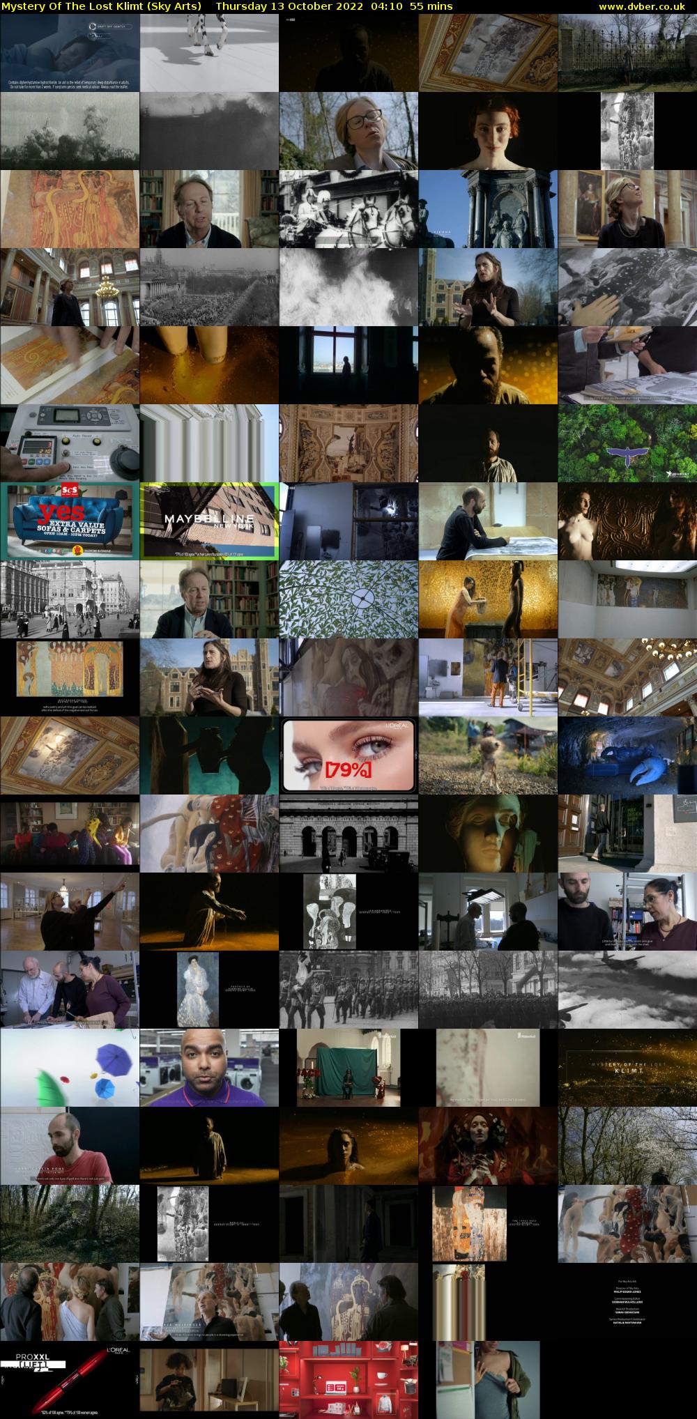 Mystery Of The Lost Klimt (Sky Arts) Thursday 13 October 2022 04:10 - 05:05