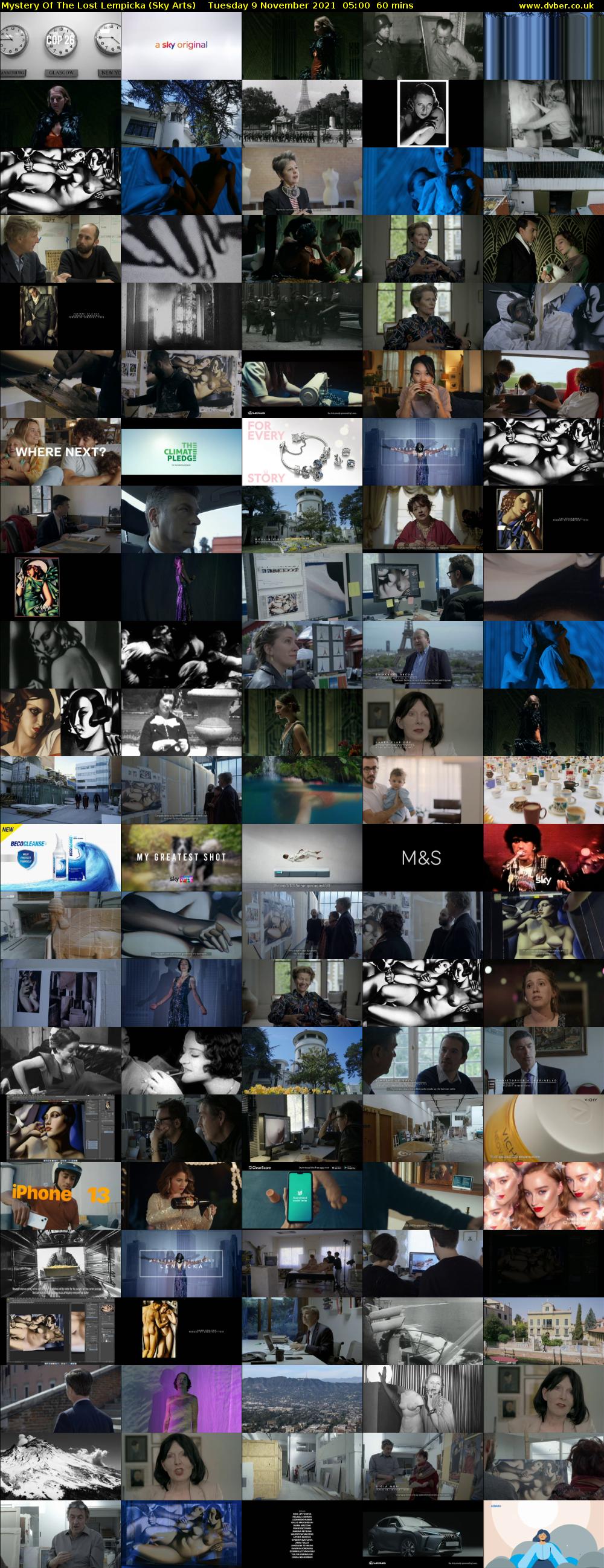 Mystery Of The Lost Lempicka (Sky Arts) Tuesday 9 November 2021 05:00 - 06:00