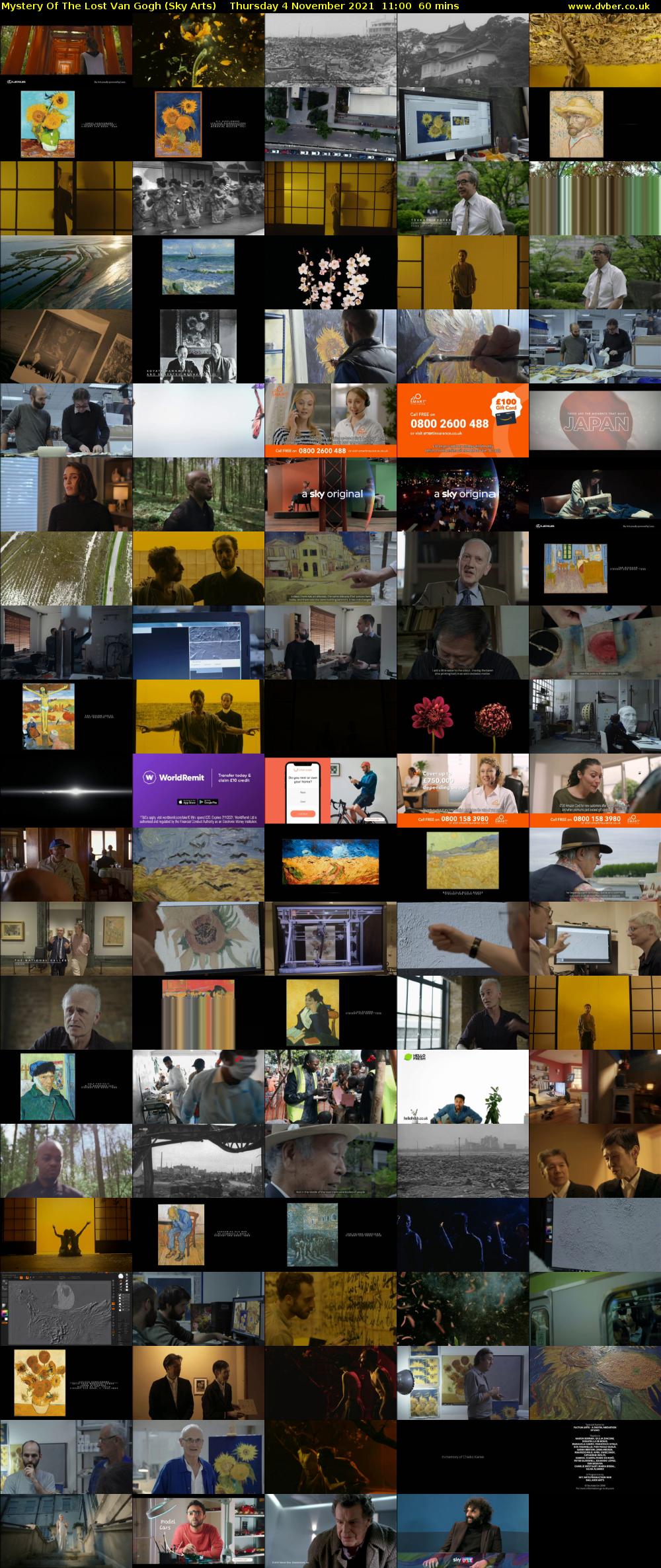 Mystery Of The Lost Van Gogh (Sky Arts) Thursday 4 November 2021 11:00 - 12:00