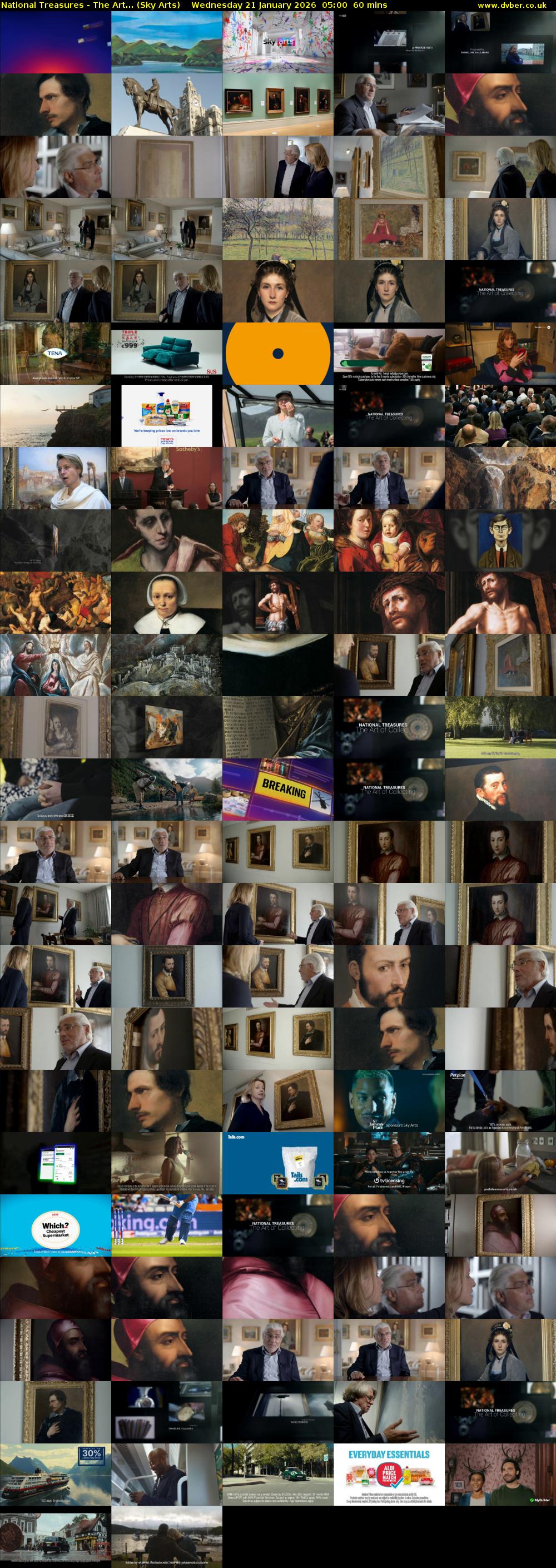 National Treasures - The Art... (Sky Arts) Wednesday 21 January 2026 05:00 - 06:00