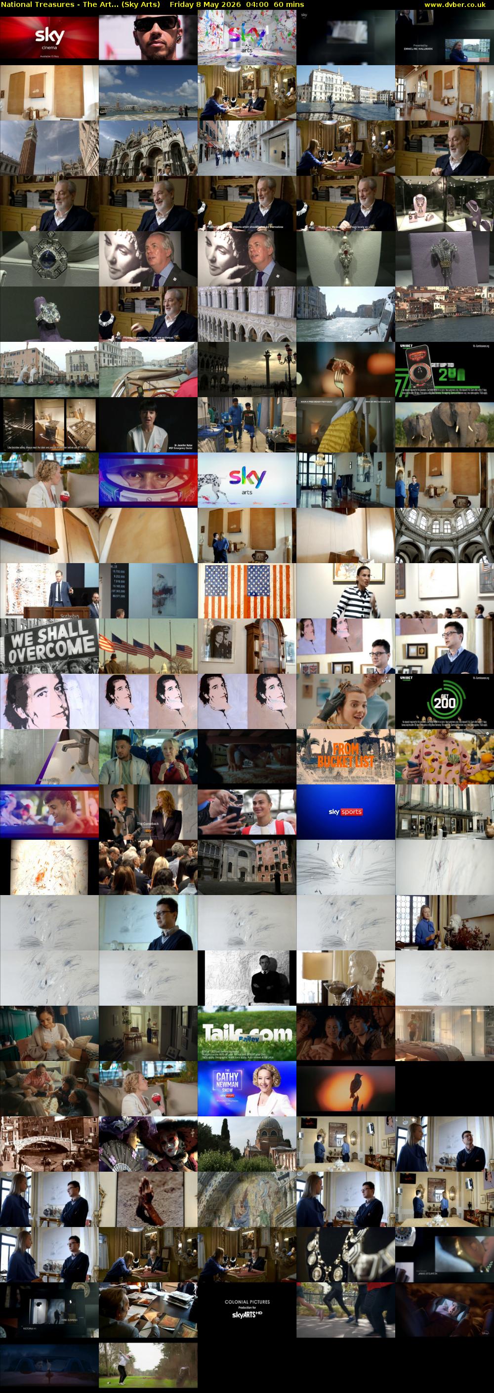 National Treasures - The Art... (Sky Arts) Friday 8 May 2026 04:00 - 05:00