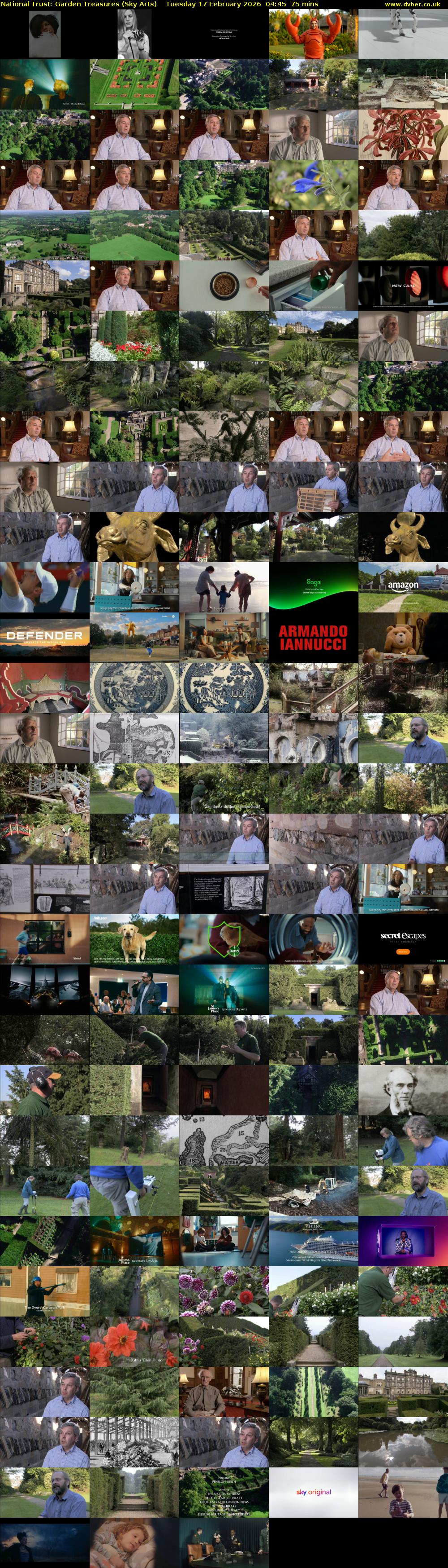 National Trust: Garden Treasures (Sky Arts) Tuesday 17 February 2026 04:45 - 06:00