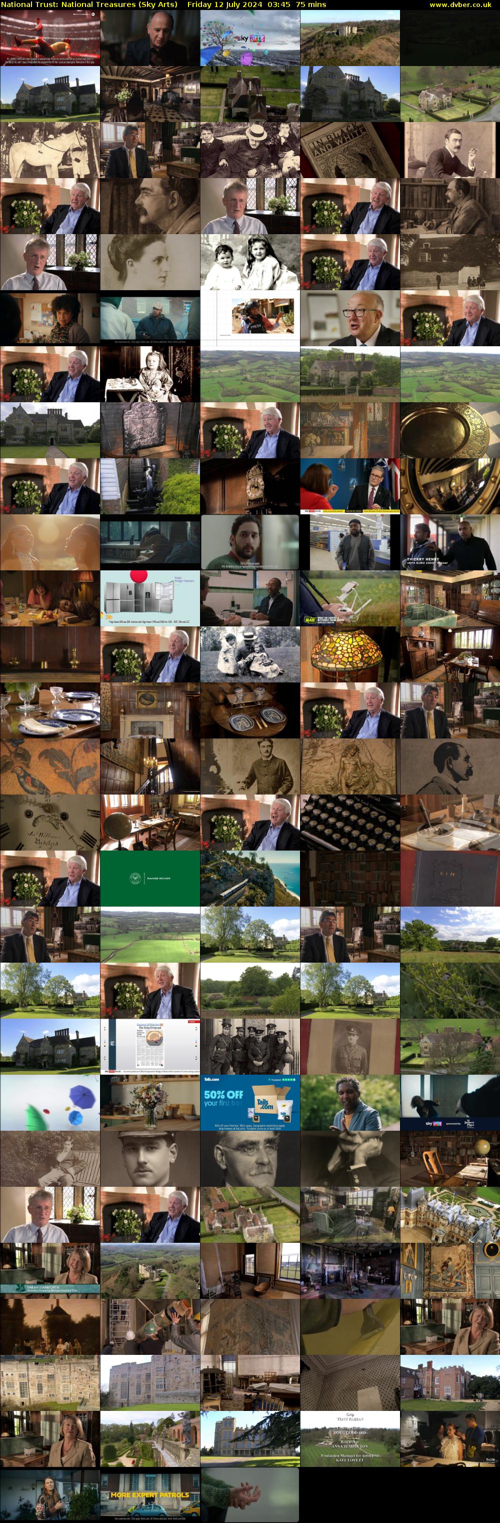 National Trust: National Treasures (Sky Arts) Friday 12 July 2024 03:45 - 05:00