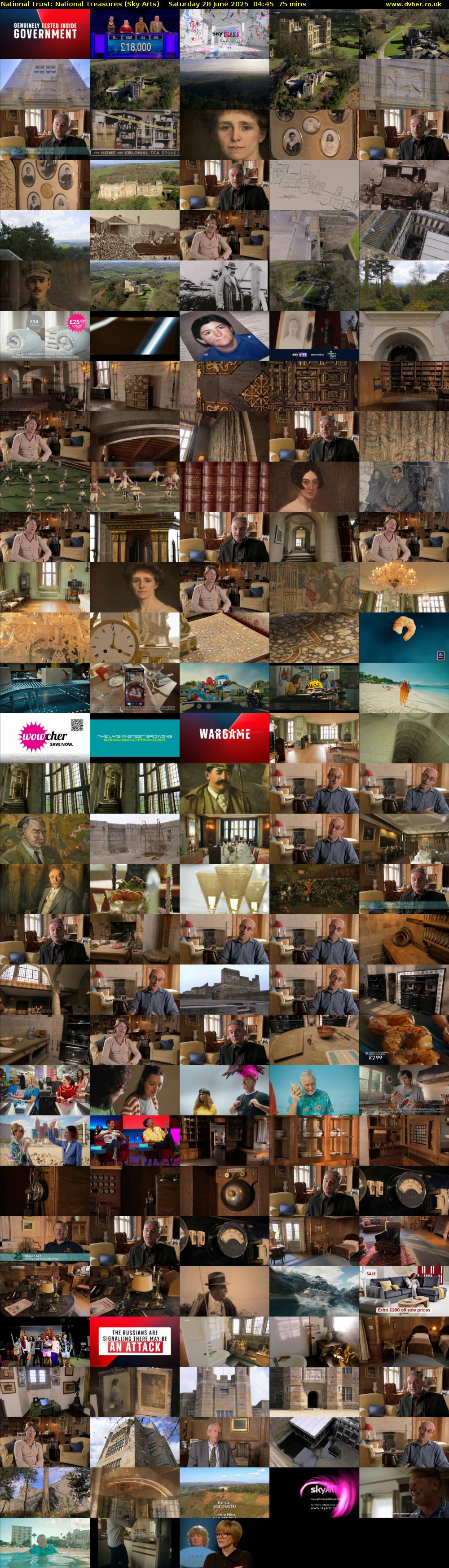 National Trust: National Treasures (Sky Arts) Saturday 28 June 2025 04:45 - 06:00