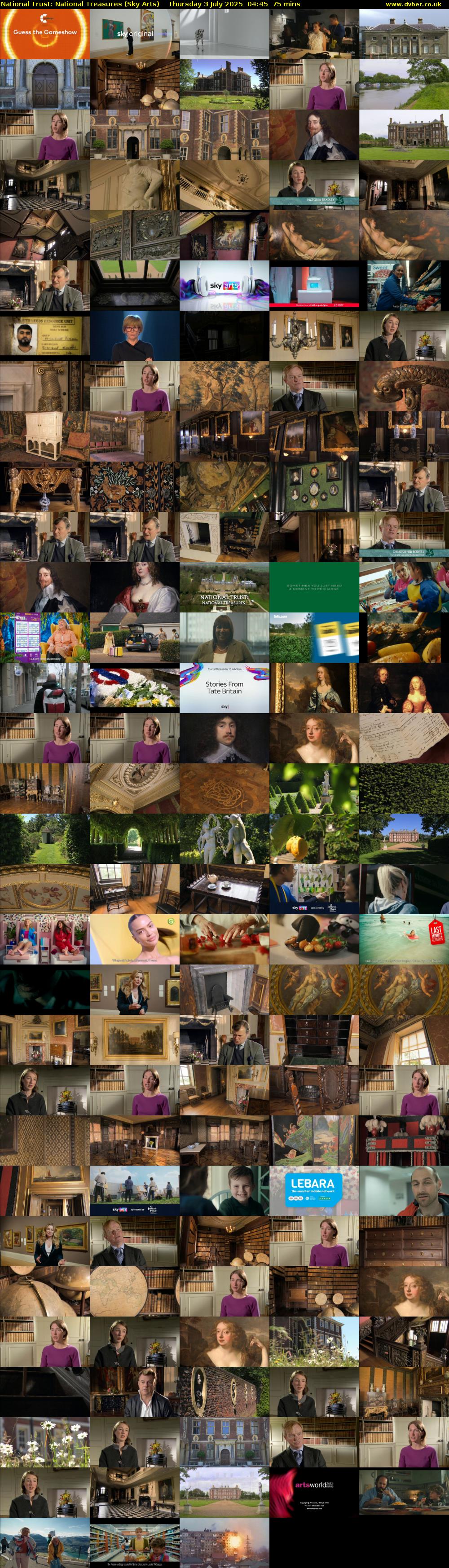 National Trust: National Treasures (Sky Arts) Thursday 3 July 2025 04:45 - 06:00