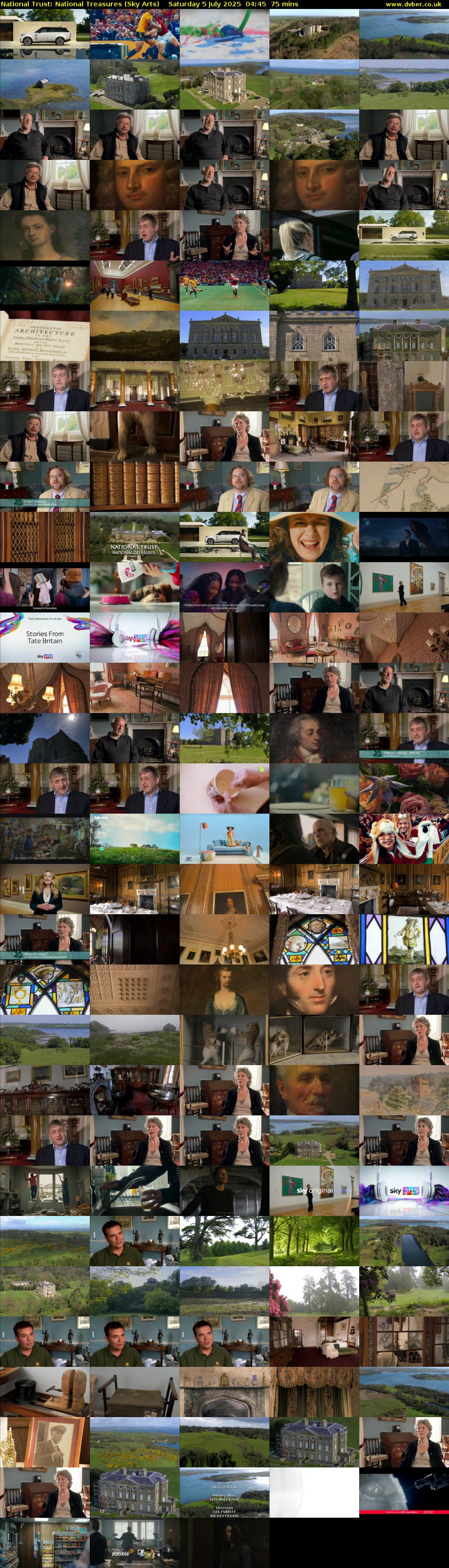 National Trust: National Treasures (Sky Arts) Saturday 5 July 2025 04:45 - 06:00