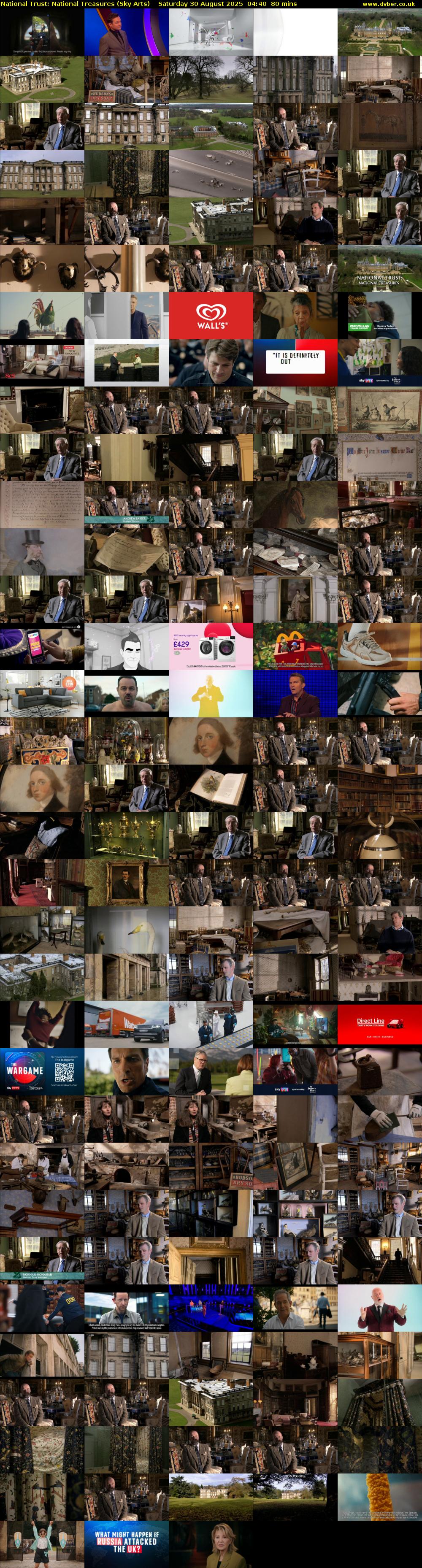 National Trust: National Treasures (Sky Arts) Saturday 30 August 2025 04:40 - 06:00
