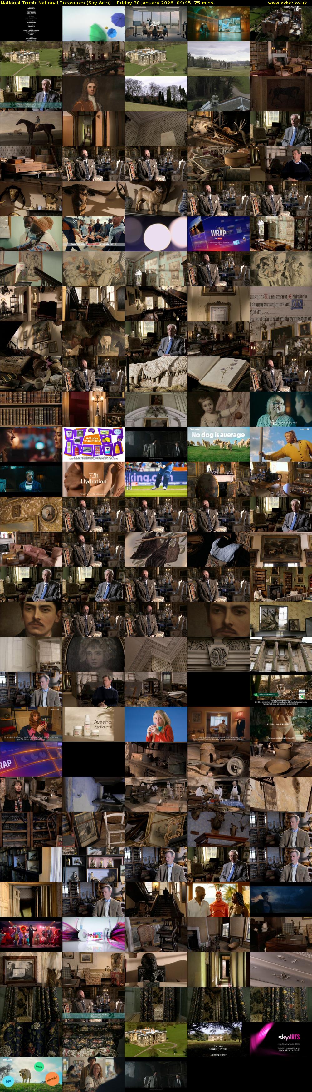 National Trust: National Treasures (Sky Arts) Friday 30 January 2026 04:45 - 06:00