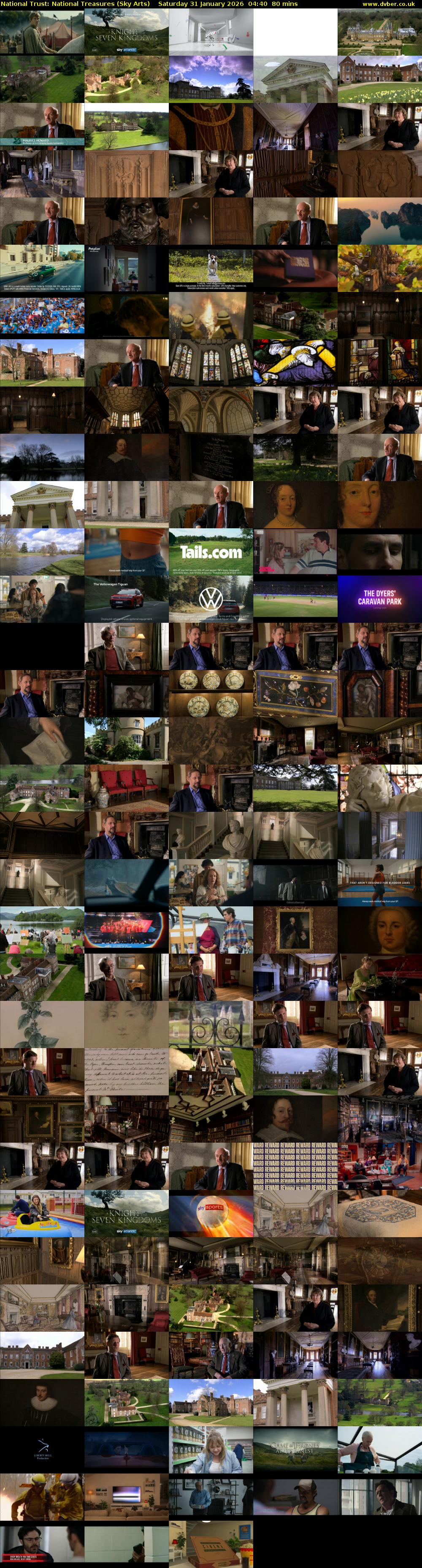 National Trust: National Treasures (Sky Arts) Saturday 31 January 2026 04:40 - 06:00